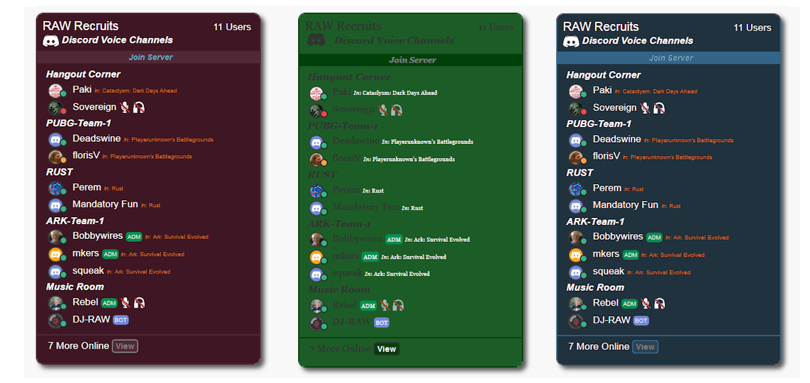 Discord Viewer Widget
